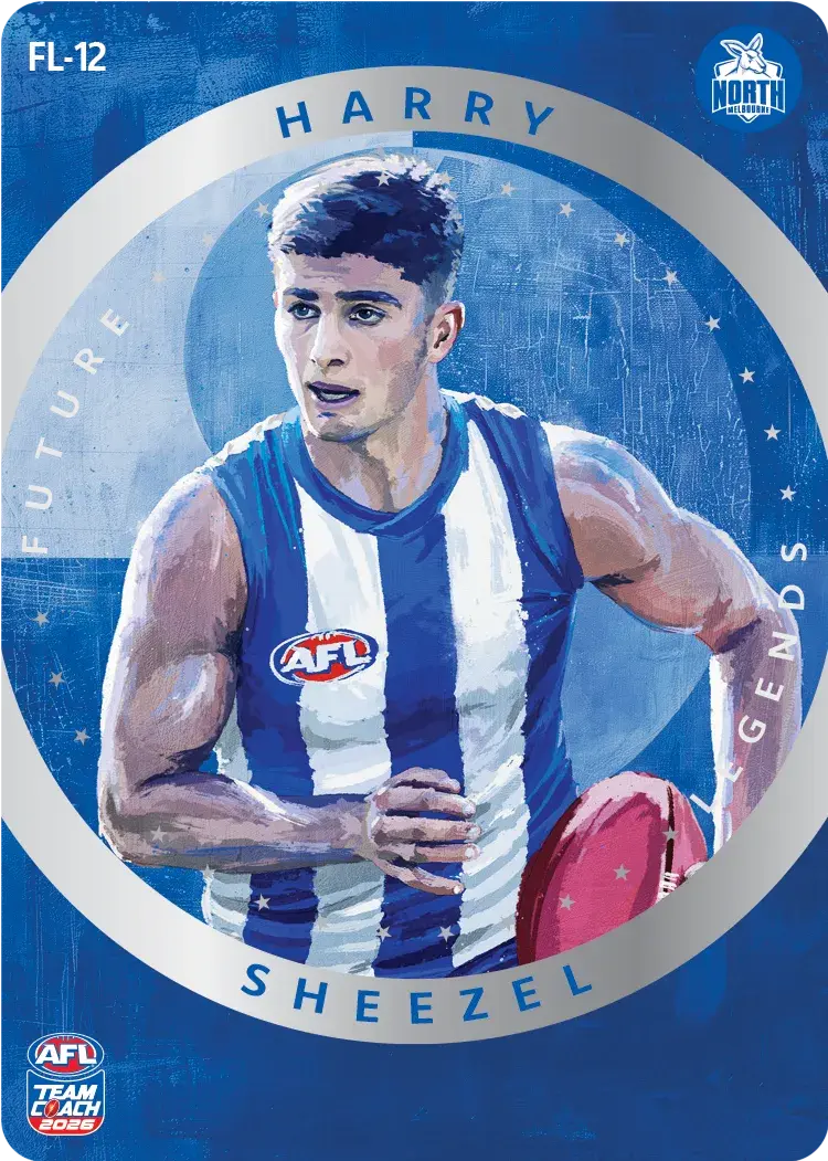 Teamcoach 2026 Future Legends Team FL-12 Harry Sheezel - North Melbourne Kangaroos