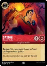 Lorcana - First Chapter - Gaston - Arrogant Hunter - 110/204 - Common