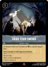 Lorcana - First Chapter - Grab Your Sword - 198/204 - Rare