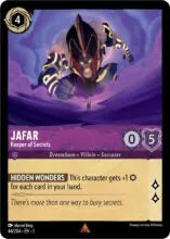 Lorcana - First Chapter - Jafar - Keeper of Secrets - 44/204 - Rare