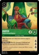 Lorcana - First Chapter - Kuzco - Temperamental Emperor - 84/204 - Rare