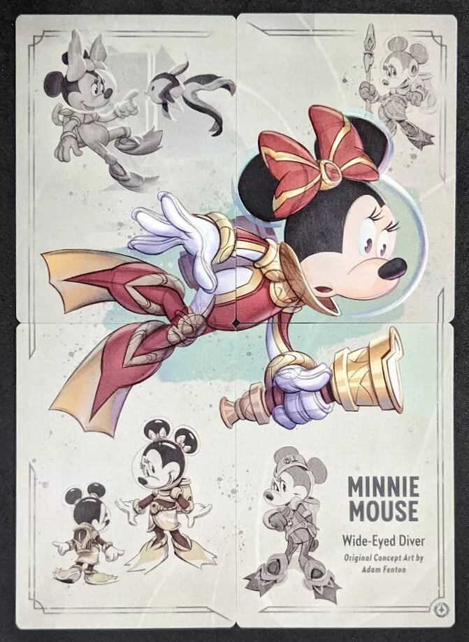 Lorcana_Minnie_Mouse_4_Card_Art_Set