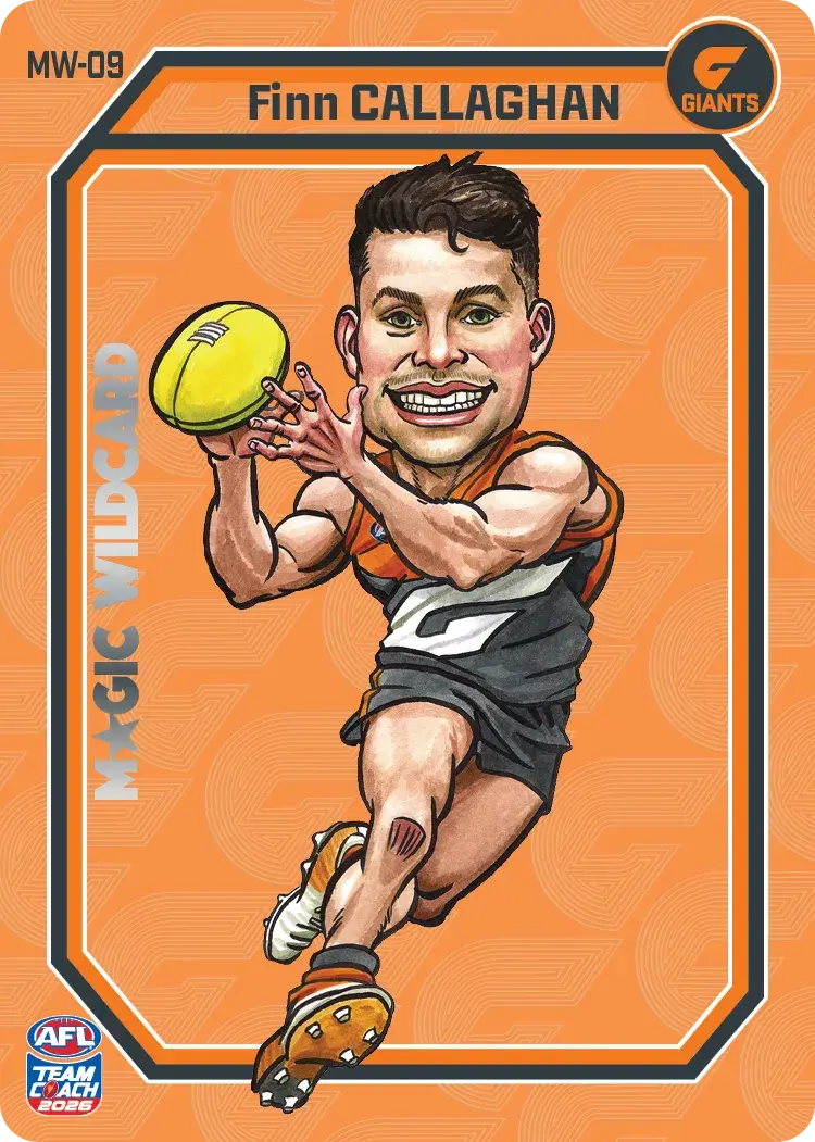 Teamcoach 2026 Magic Wildcards Team MW-09 Finn Callaghan - GWS Giants