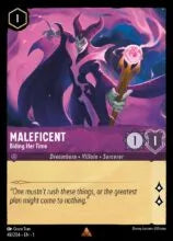 Lorcana - First Chapter - Maleficent - Biding Her Time - 48/204 - Rare