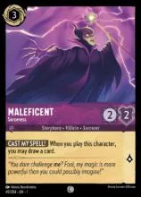 Lorcana - First Chapter - Maleficent - Sorceress - 49/204 - Common