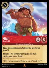 Lorcana - First Chapter - Maui - Hero To All - 114/204 - Rare