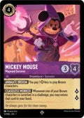 Lorcana - First Chapter - Mickey Mouse - Wayward Sorcerer - 51/204 - Super Rare