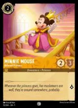 Lorcana - First Chapter - Minnie Mouse - Beloved Princess - 13/204 - Common