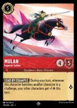 Lorcana - First Chapter - Mulan - Imperial Soldier - 118/204 - Super Rare