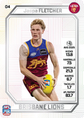 Teamcoach 2026 Base Pearl Card #04 Jaspa Fletcher - Brisbane Lions