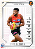 Teamcoach 2026 Base Pearl Card #24 Connor Idun - GWS Giants