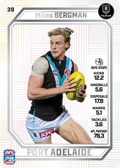 Teamcoach 2026 Base Pearl Card #39 Miles Bergman - Port Adelaide