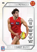 Teamcoach 2026 Base Pearl Card #89 Christian Petracca - Gold Coast Suns