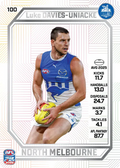 Teamcoach 2026 Base Pearl Card #100 Luke Davies-Uniacke - North Melbourne