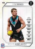 Teamcoach 2026 Base Pearl Card #105 Ollie Wines - Port Adelaide