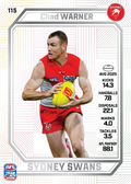 Teamcoach 2026 Base Pearl Card #115 Chad Warner - Sydney Swans