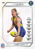 Teamcoach 2026 Base Pearl Card #118 Harley Reid - West Coat Eagles