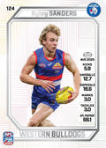 Teamcoach 2026 Base Pearl Card #124 Ryley Sanders - Western Bulldogs