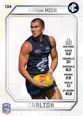 Teamcoach 2026 Base Pearl Card #134 Ashton Moir - Carlton