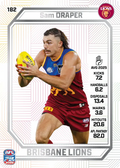 Teamcoach 2026 Base Pearl Card #182 Sam Draper - Brisbane Lions