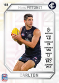 Teamcoach 2026 Base Pearl Card #183 Marc Pittonet - Carlton