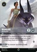 Disney Lorcana Set 2 Rise of the Floodborn. Namaari "Morning Mist" Enchanted card.