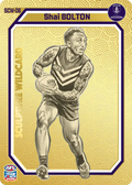 Teamcoach 2026 Sculpture Wildcards Gold SCW-06 Shai Bolton - Fremantle Dockers
