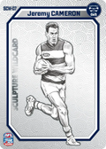 Teamcoach 2026 Sculpture Wildcards Silver SCW-07 Jeremy Cameron - Geelong Cats