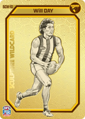 Teamcoach 2026 Sculpture Wildcards Gold SCW-10 Will Day - Hawthorn Hawks