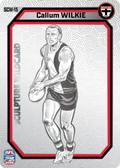 Teamcoach 2026 Sculpture Wildcards Silver SCW-15 Callum Wilkie - St Kilda Saints