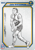 Teamcoach 2026 Sculpture Wildcards Silver SCW-17 Jake Waterman - West Coast Eagles
