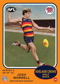 Teamcoach 2026 Scanlens Die-Cut #4 Josh Worrell - Adelaide Crows