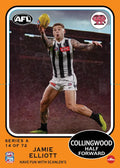 Teamcoach 2026 Scanlens Die-Cut #14 Jamie Elliott - Collingwood Magpies