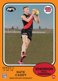 Teamcoach 2026 Scanlens Die-Cut #17 Nate Caddy - Essendon Bombers
