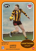 Teamcoach 2026 Scanlens Die-Cut #39 James Sicily - Hawthorn Hawks