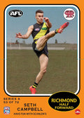 Teamcoach 2026 Scanlens Die-Cut #53 Seth Campbell - Richmond Tigers