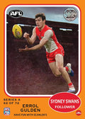 Teamcoach 2026 Scanlens Retro #62 Errol Gulden - Sydney Swans