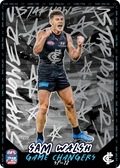 Teamcoach 2026 Star Powers Silver SP-12 Sam Walsh - Carlton Blues