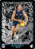 Teamcoach 2026 Star Powers Silver SP-15 Oliver Hollands - Carlton Blues