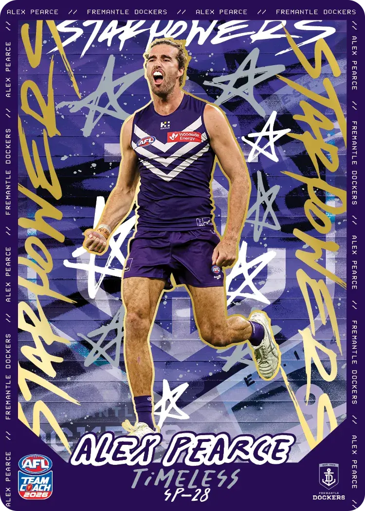 Teamcoach 2026 Star Powers Team SP-28 Alex Pearce - Fremantle Dockers