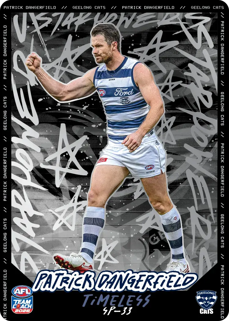 Teamcoach 2026 Star Powers Silver SP-33 Patrick Dangerfield - Geelong Cats