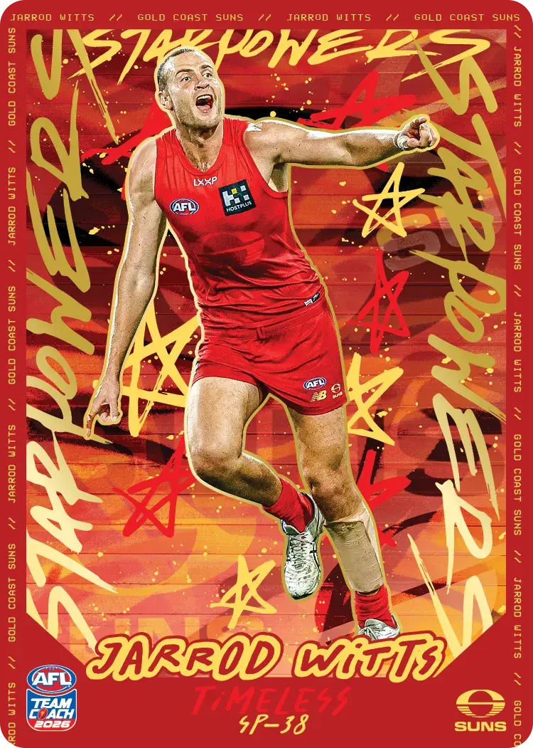 Teamcoach 2026 Star Powers Team SP-38 Jarrod Witts - Gold Coast Suns
