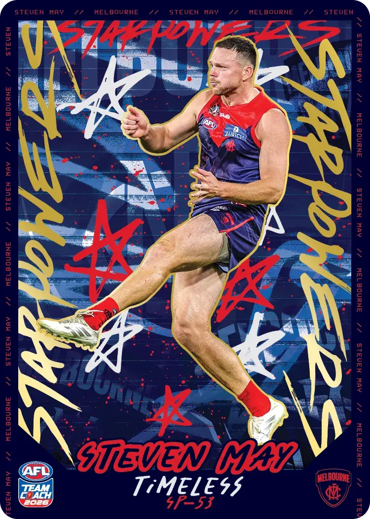 Teamcoach 2026 Star Powers Team SP-53 Steven May - Melbourne Demons