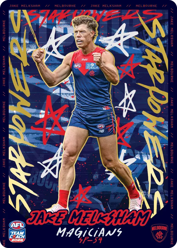 Teamcoach 2026 Star Powers Team SP-54 Jake Melksham - Melbourne Demons