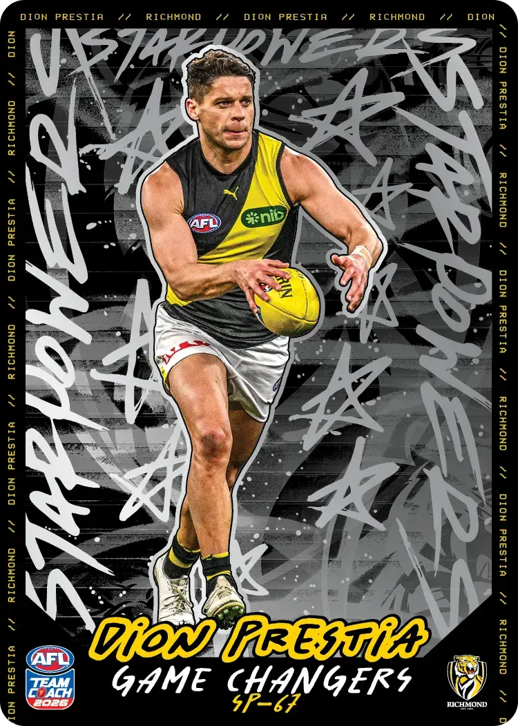Teamcoach 2026 Star Powers Silver SP-67 Dion Prestia - Richmond Tigers