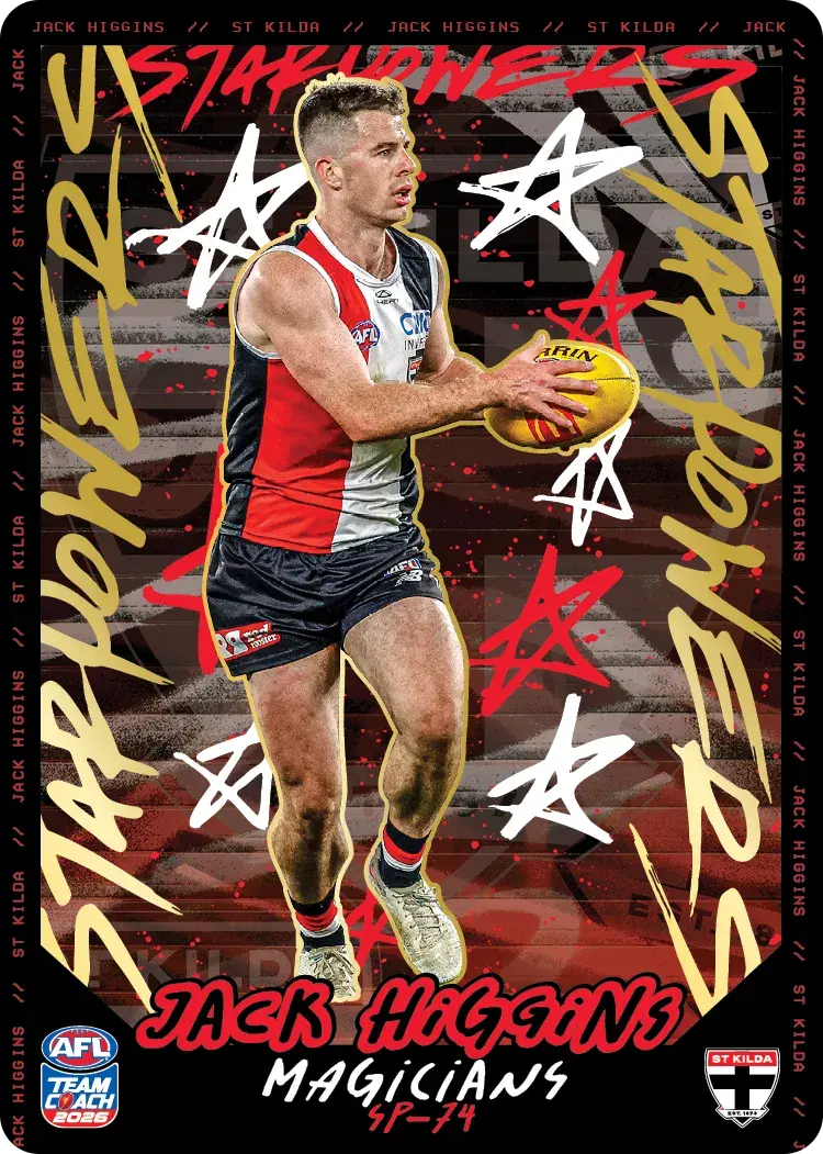 Teamcoach 2026 Star Powers Team SP-74 Jack Higgins - St Kilda Saints