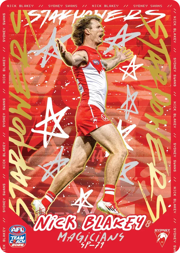 Teamcoach 2026 Star Powers Team SP-79 Nick Blakey - Sydney Swans