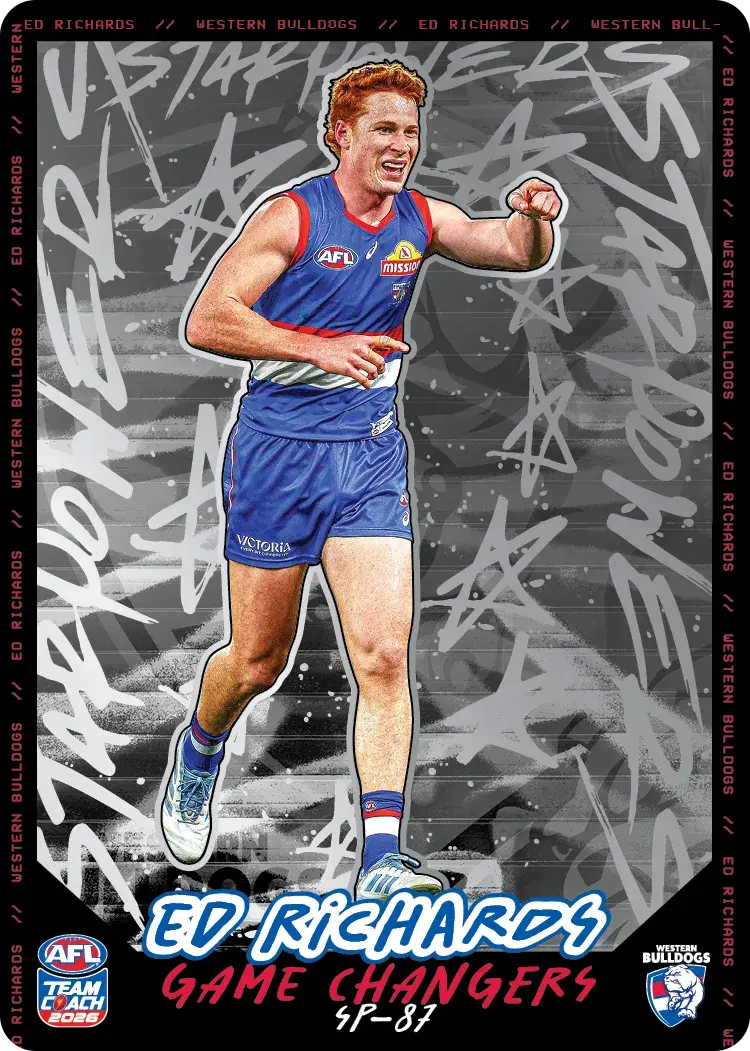 Teamcoach 2026 Star Powers Silver SP-87 Ed Richards - Western Bulldogs