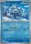 Pokemon TCG -Obsidian Flames -#55 -Cryogonal -Common -Reverse Holo