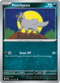 Pokemon TCG - Temporal Forces - #105 - Poochyena - Common